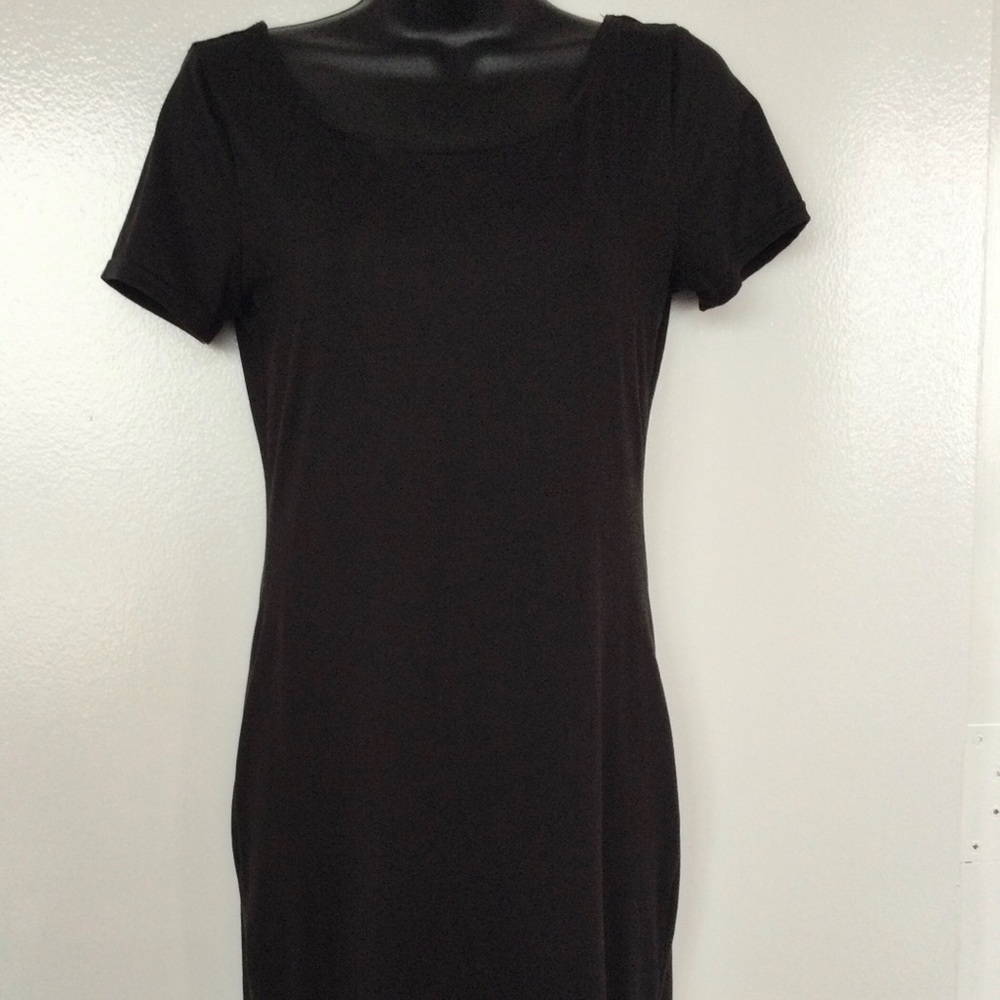 Classic Black Short Sleeve Dress